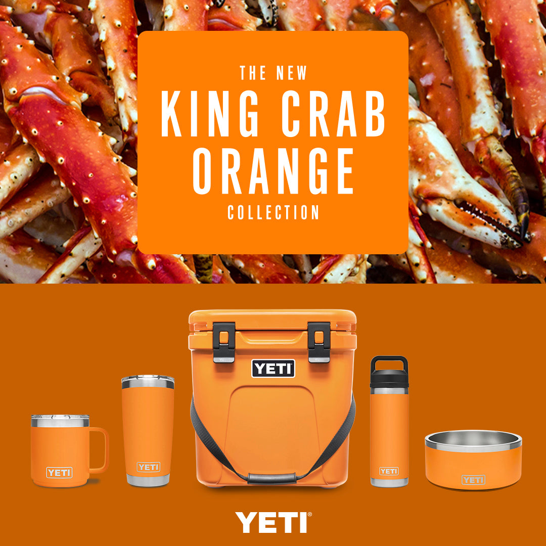 The King Crab Orange Collection Yeti Roadie! 