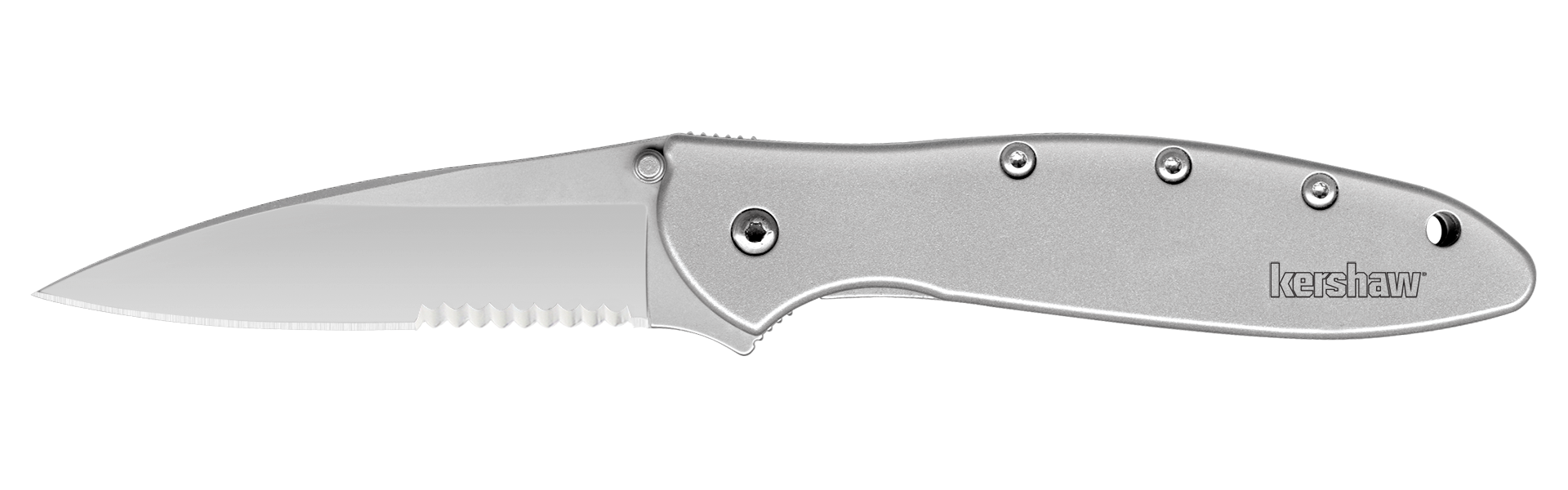 Kershaw Leek - Assisted Opening - Stainless Handle - Stainless