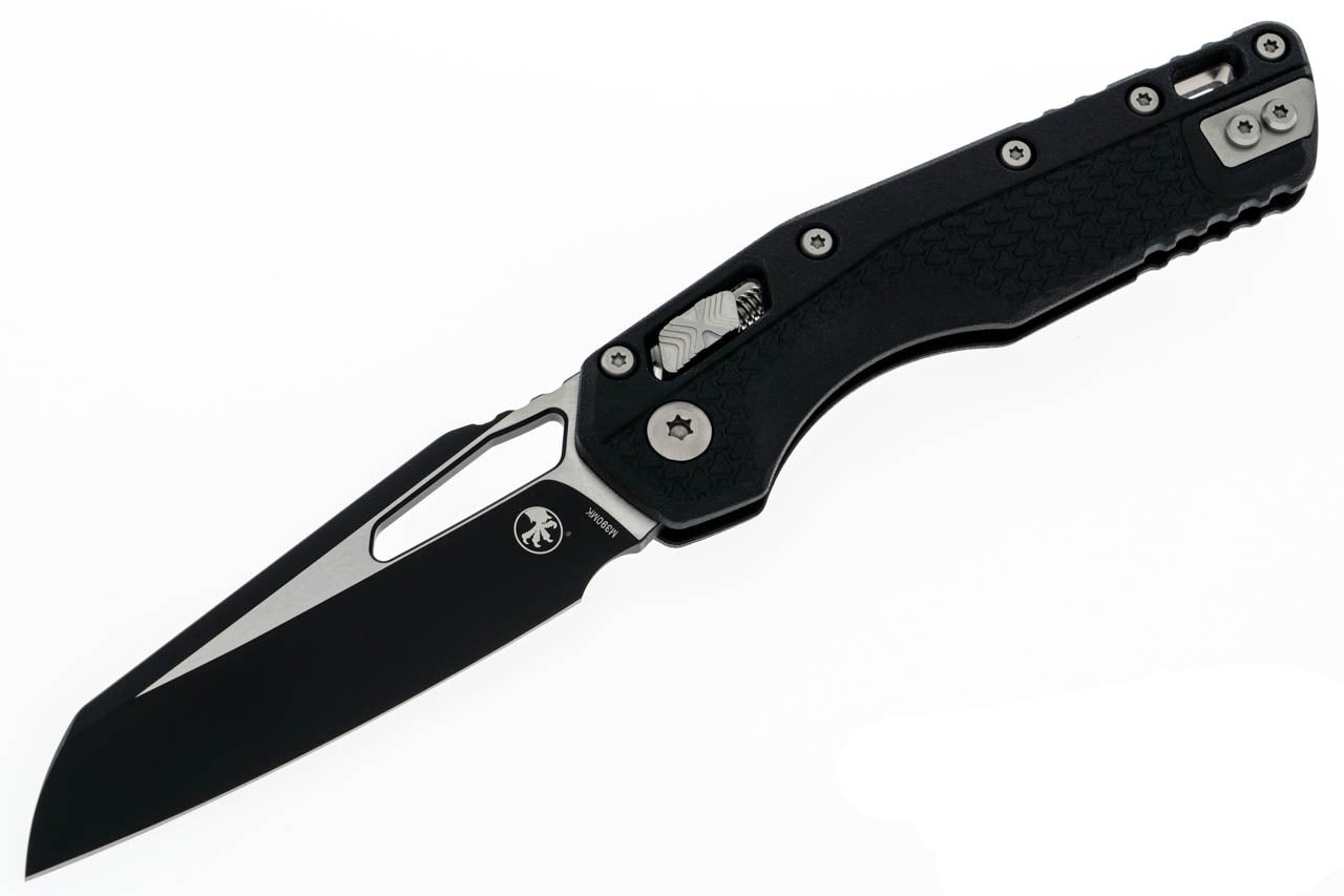 Microtech MSI - Injection Molded Black Handle - Black M390MK Blade - 210T-1PMBK