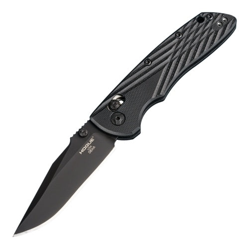 Hogue Knives Deka - ABLE Lock Folder - Black Finish Clip Point Blade - Black G10 Frame - 24276