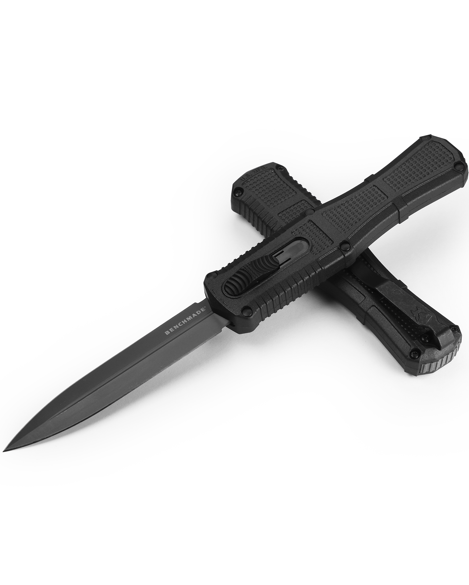 Benchmade Claymore OTF - Automatic - Black Grivory Handle - Plain CPM-D2 - 3370GY