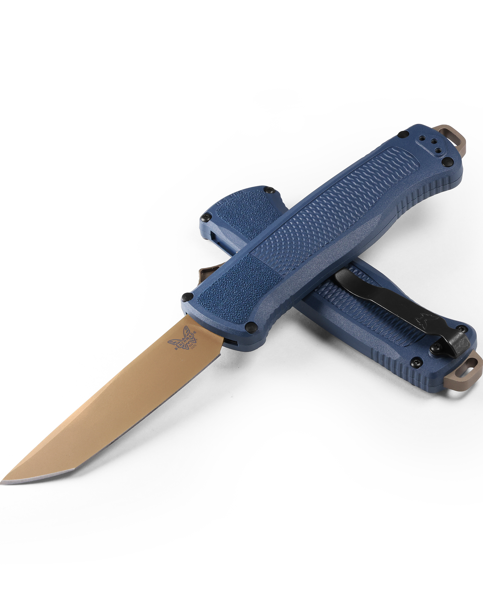 Benchmade Shootout - D/A OTF - Automatic - Crater Blue Handle - 5370FE-01