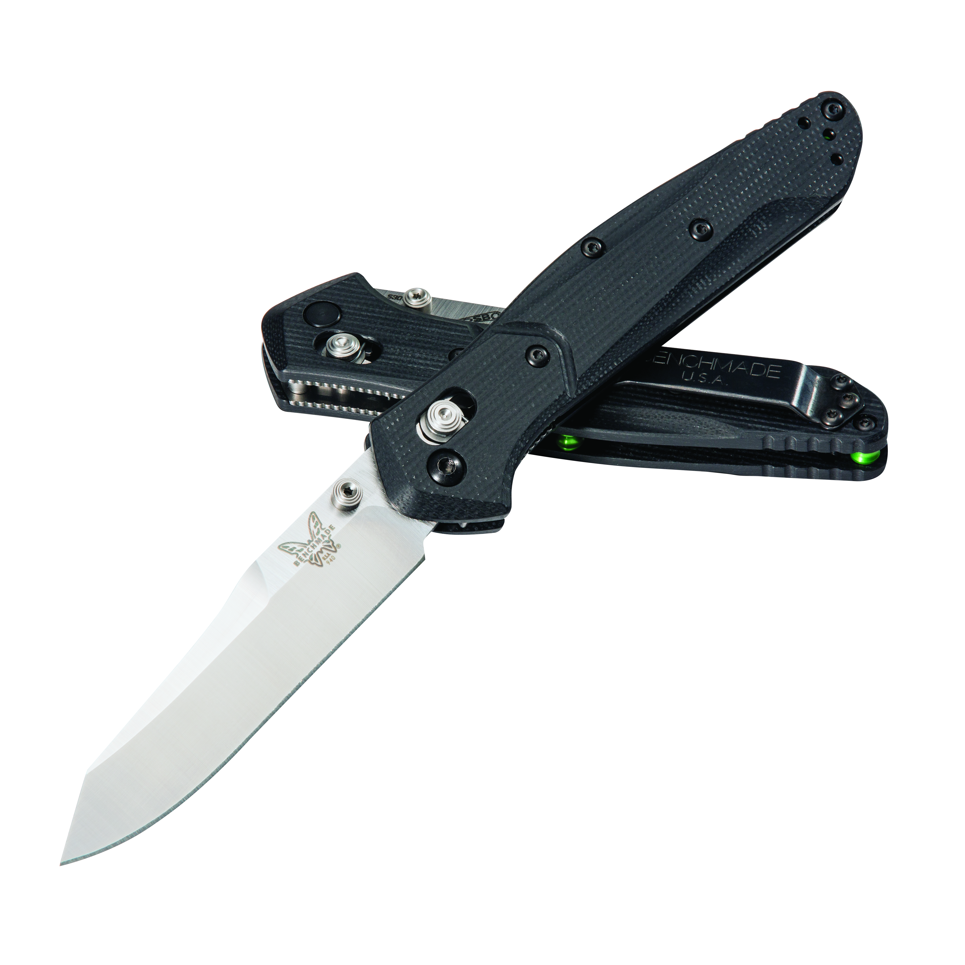 Benchmade 940 Osborne - AXIS Lock - Black G-10 - Plain Edge - 940