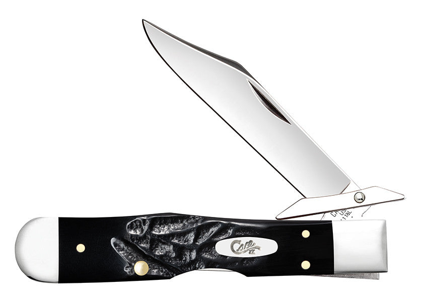 Case XX Cheetah Cub - Jigged Rough Black Synthetic - Tru-Sharp