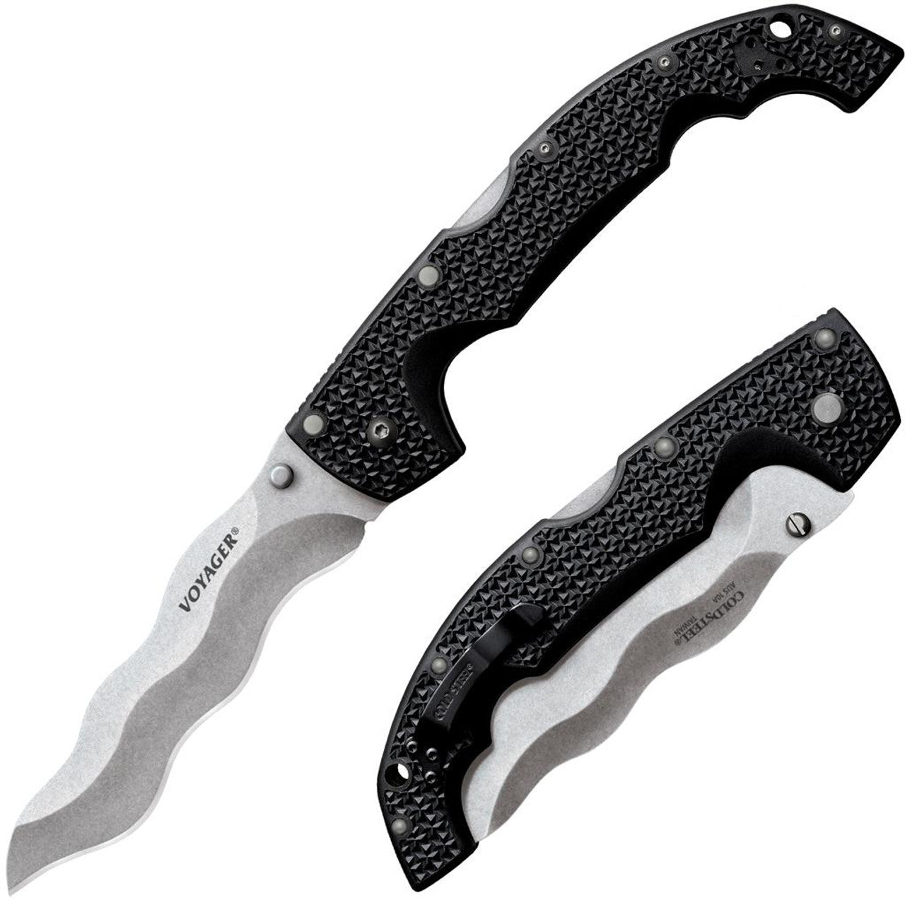 Cold Steel Voyager XL Kris Black Handle AUS10A Steel - CS-29AXW