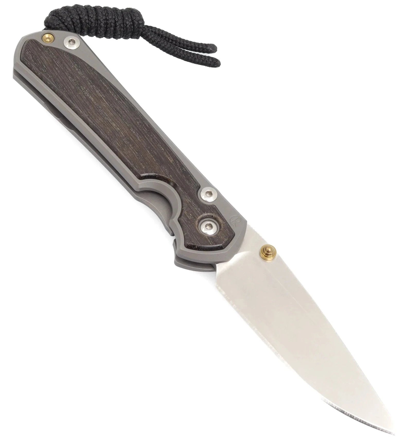 Chris Reeves Knives Small Sebenza 31 Inlay - Left Handed - Bog Oak Inlay - S31-1101