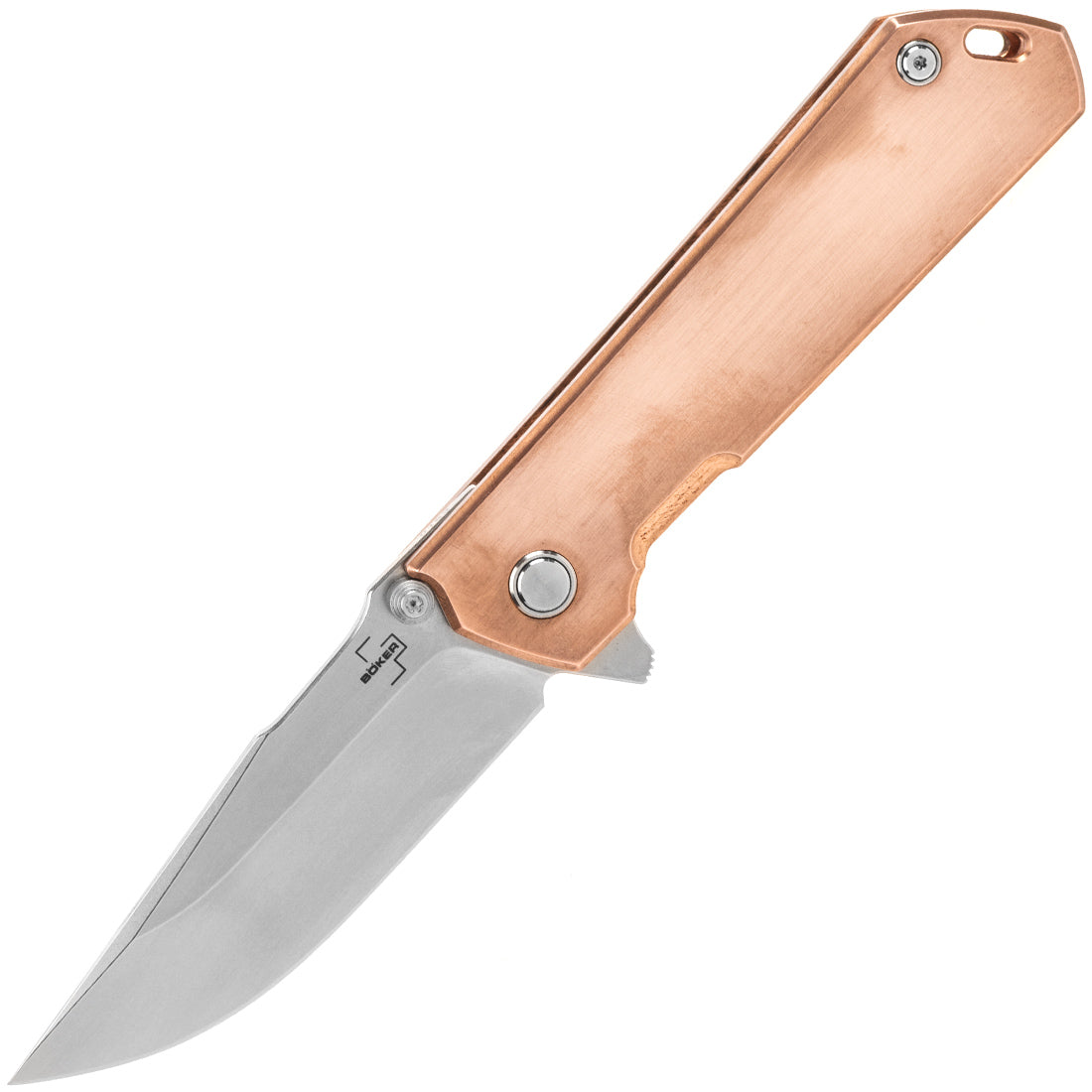 Boker Plus - Kihon Assisted Flipper - Burnished Copper Handles - D2 Satin Blade - 01BO165