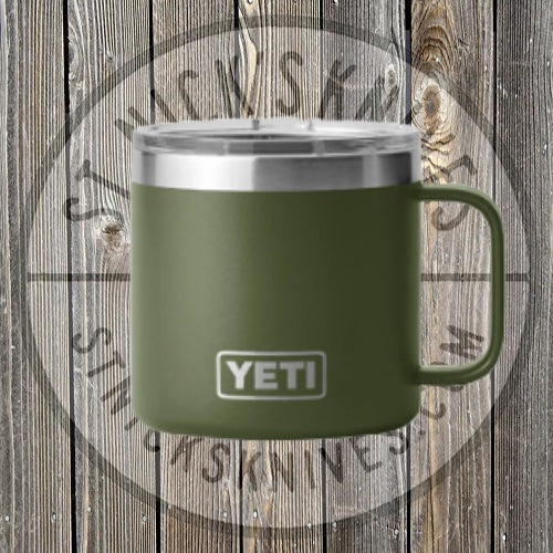 YETI Rambler 14 Oz Mug in Camp Green