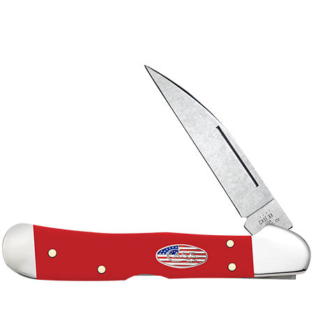 Case Copperlock - American Workman - Red Synthetic - Carbon Steel - 73935