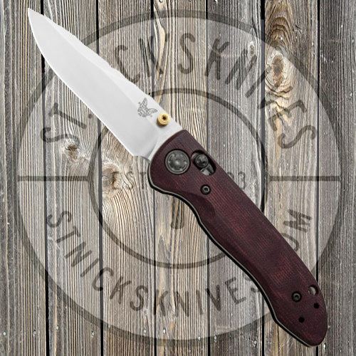 Benchmade - Foray -  Limited Edition - Red Coral Micarta - 698-1901
