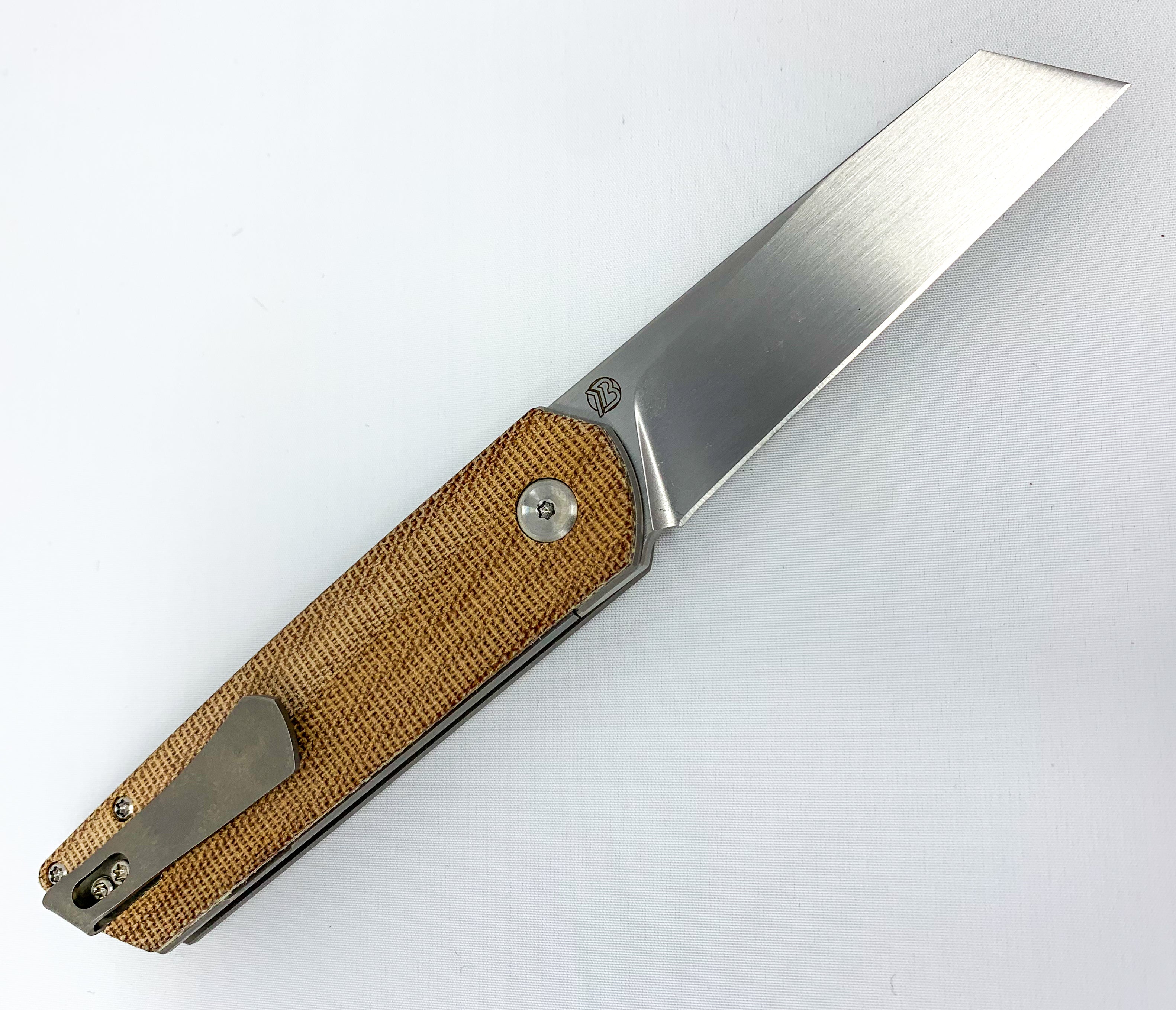Brian Brown Knives Finch - M390 Steel - Natural Micarta Handle - CLOSEOUT