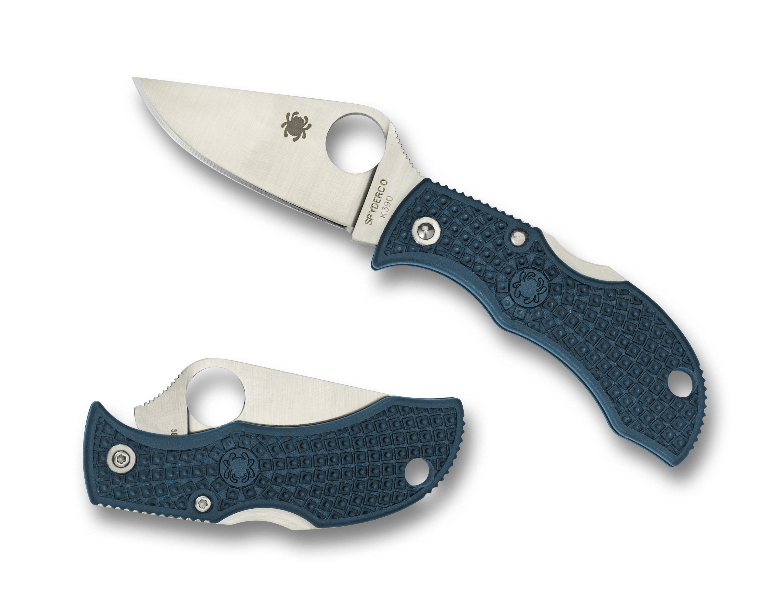 Spyderco ManBug - Blue FRN - K390 Steel - MFPK390 | St. Nick's Knives