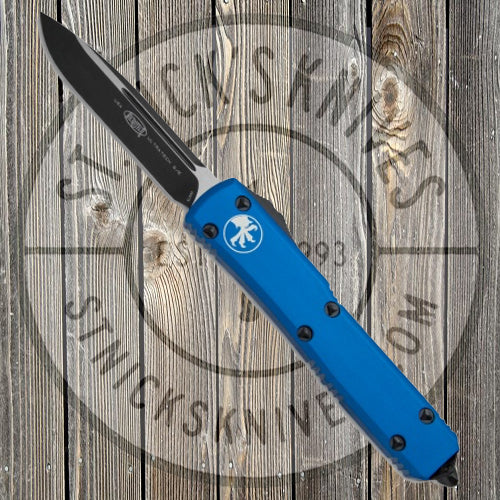 Microtech - Ultratech - Single Edge - Black Hardware - Blue Chassis - 121-1BL
