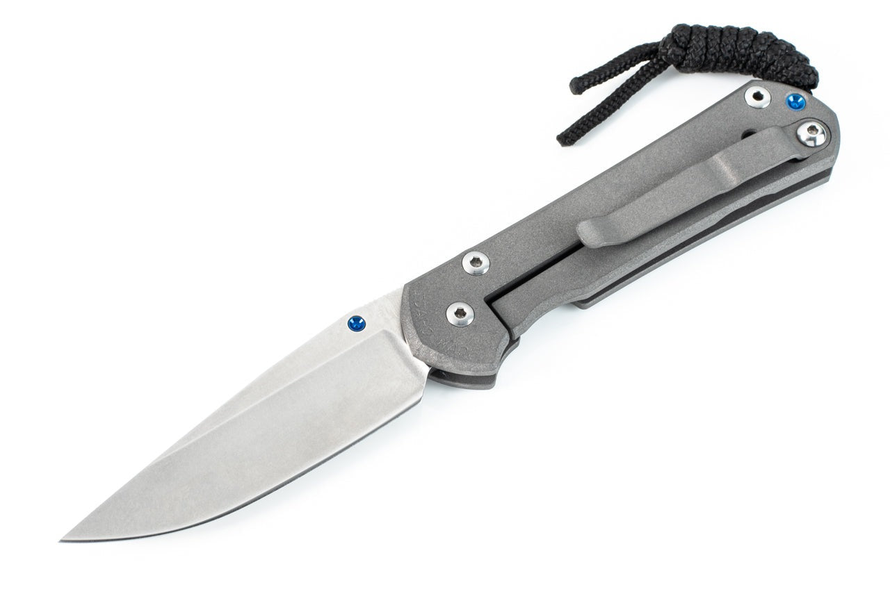 Chris Reeve Knives Small Sebenza 31 - Left Handed - Plain - Drop Point - S31-1001