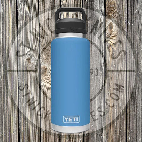 Yeti Coolers Rambler Water Bottle with Chug Cap - Navy - 36 oz
