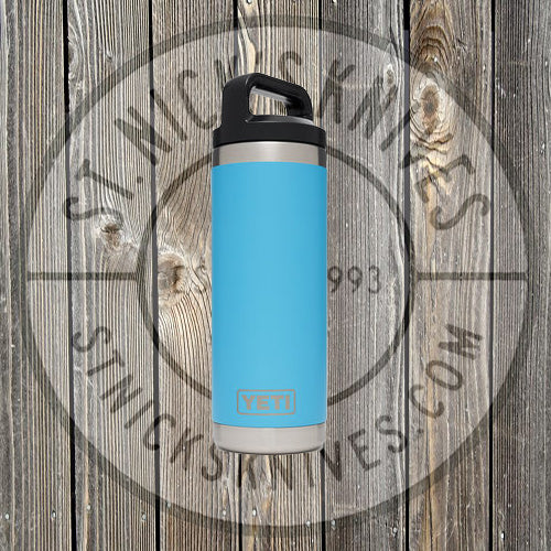 Yeti rambler 18 oz tahoe blue top