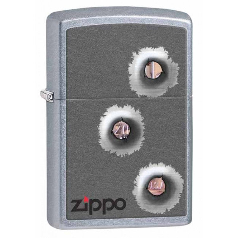Zippo - Bullet Holes Chrome Lighter - 28870
