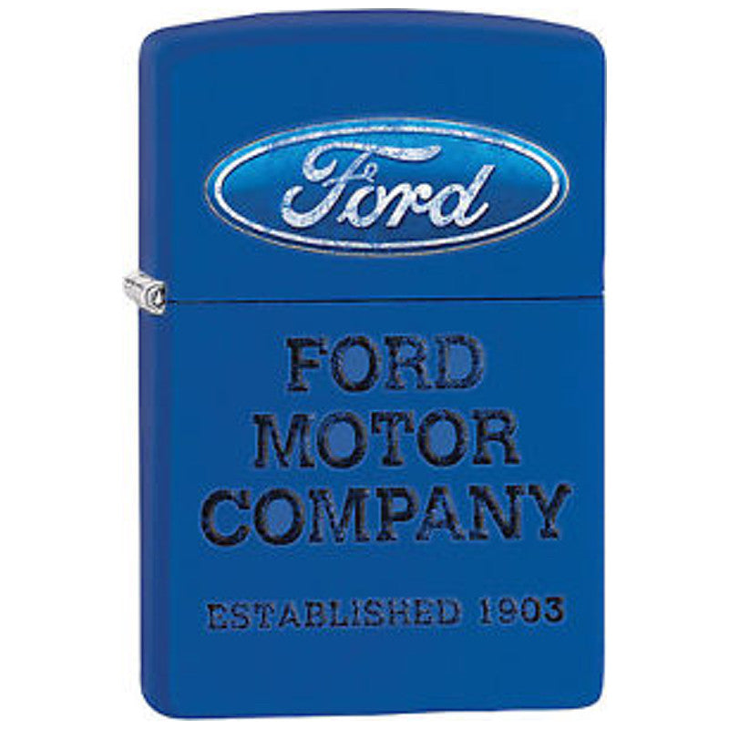 Zippo - Ford Royal Blue Lighter - 28838 | St. Nick's Knives