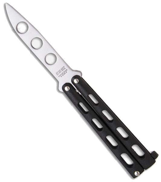 Bear & Son - Small Butterfly Knife Trainer w/Black Handle - 113BTR
