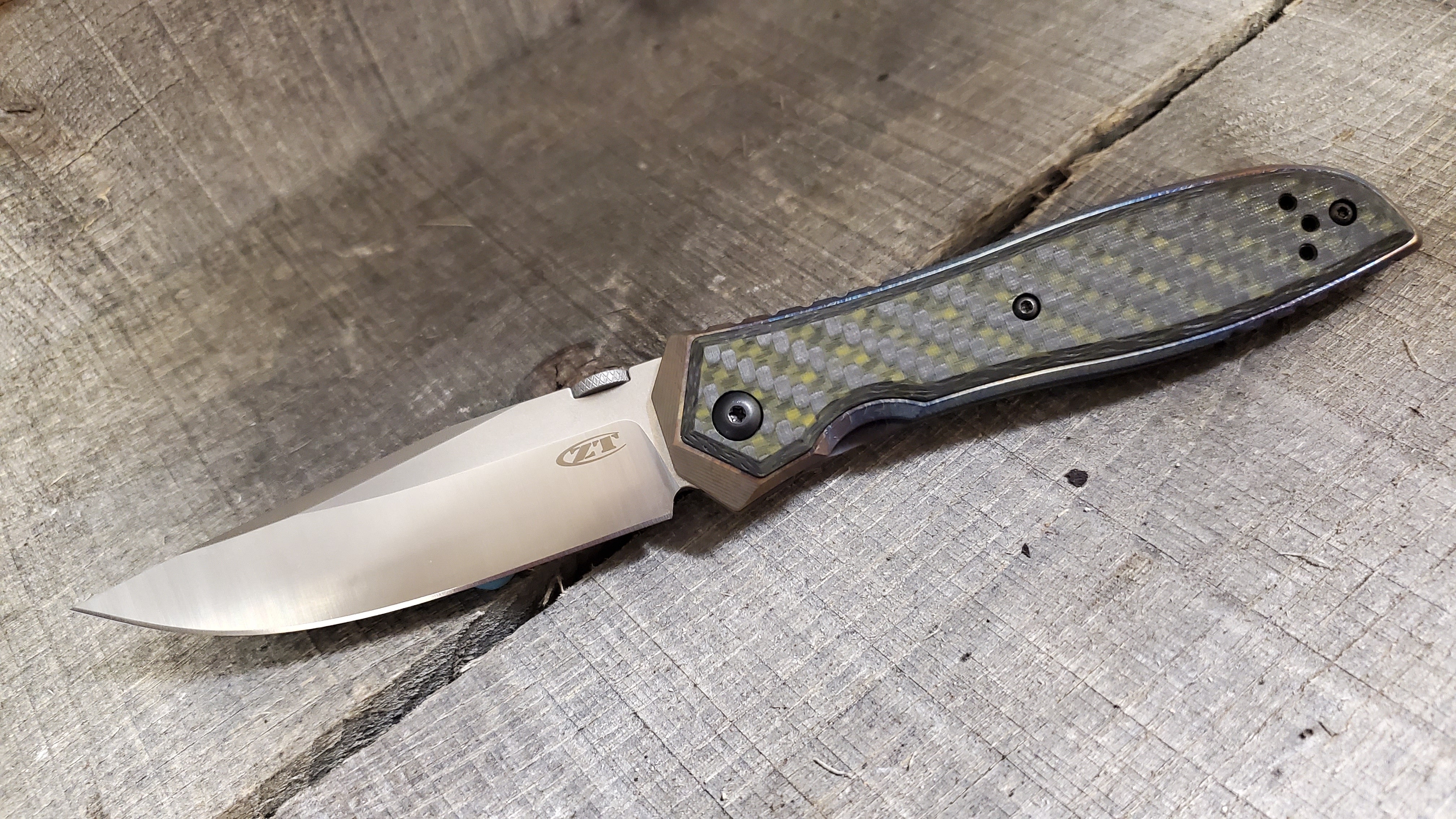 Zero Tolerance 0640 - St. Nick's Custom Anodization - Lightning