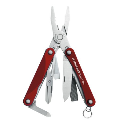 Leatherman - Red - Squirt PS4 - Keychain Tool with Plier - 831189