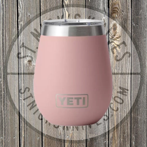 Yeti Rambler 10oz Wine Tumbler - Sandstone Pink