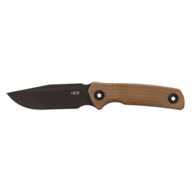 Zero Tolerance 0004 Fixed Blade - Natural Micarta - Cru-Wear Blade - 0004