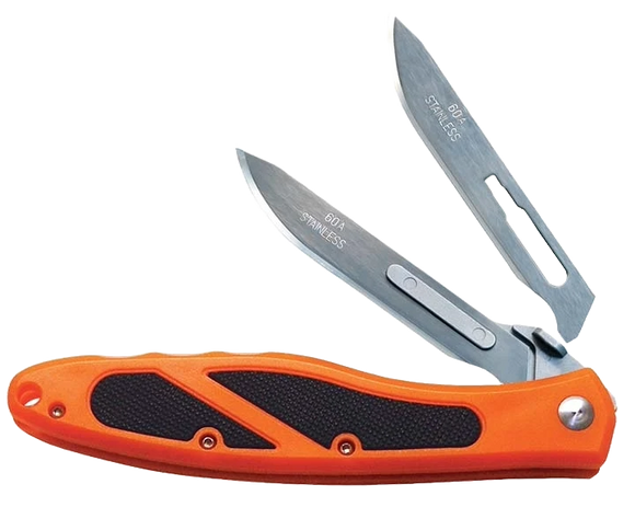 Havalon Piranta-Edge - Orange Polymer - SS Blade - XTC-60AEDGE