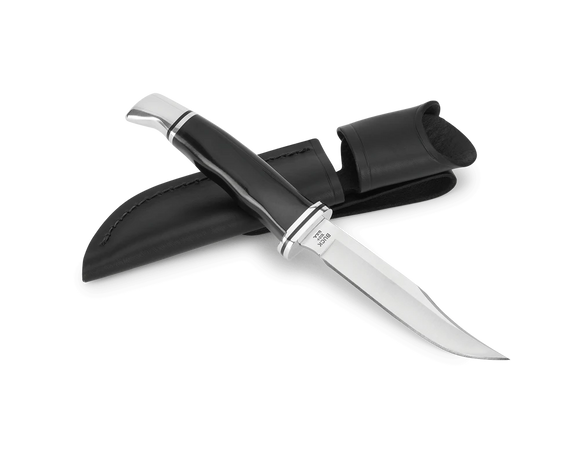Buck 102 Woodsman Knife - Black Phenolic Handle - 420HC - 2628