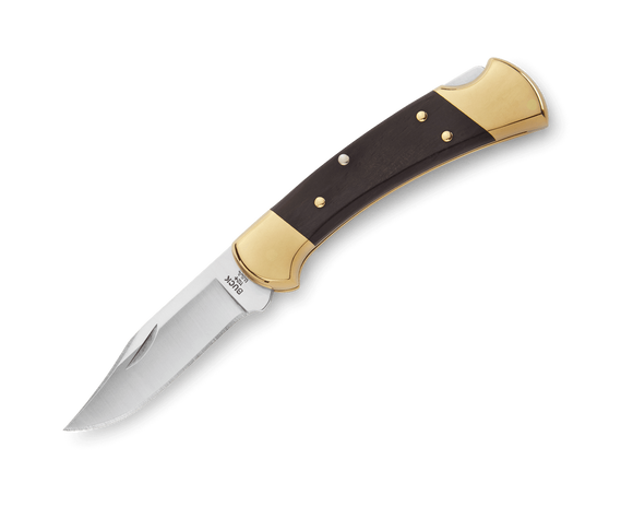 Buck 112 Ranger - Ebony Wood Handles - 420HC Blade - 2632