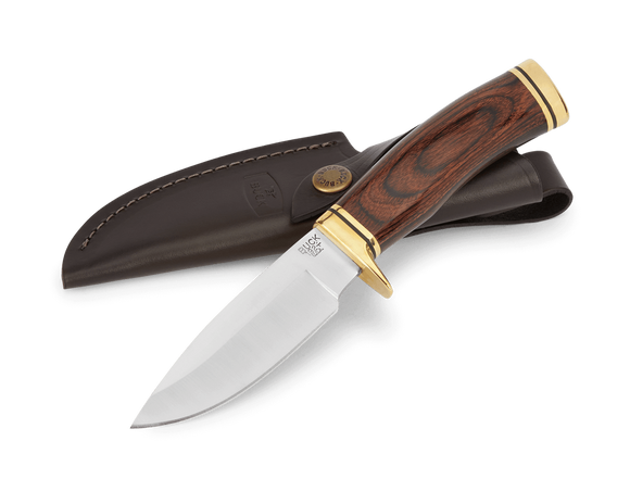 Buck 192 Vanguard - Wood DymaLux Handle - 420HC - 2584