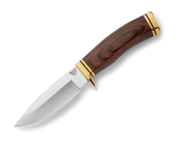 Buck 192 Vanguard - Wood DymaLux Handle - 420HC - 2584