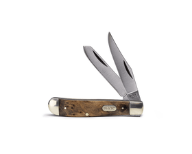 Buck 382 Trapper - Woodgrain Handle - 420J2 Blades - 5840