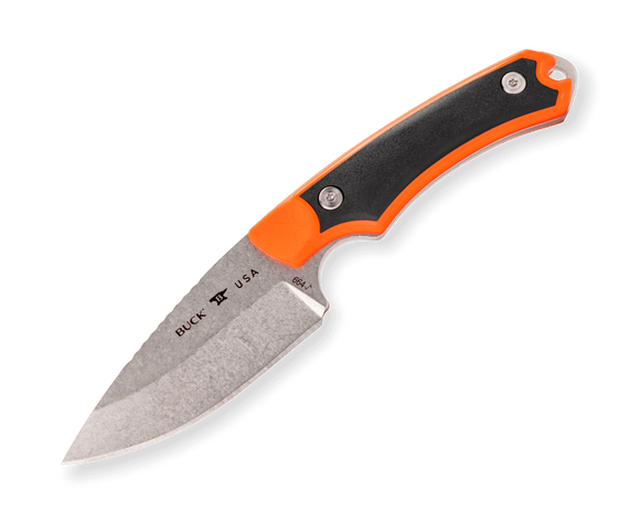 Buck Alpha Hunter Select - Orange GFN Handle - 420HC Drop Point - 13728