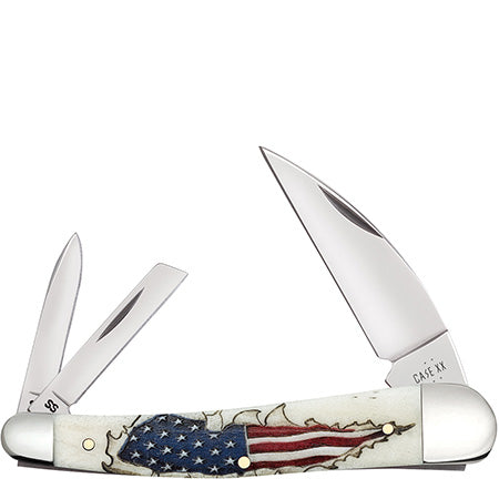 Case - Natural Bone Color Wash - Seahorse Whittler - 10844