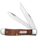 Case Trapper Gift Set - Brown Curly Maple - Tru-Sharp - 10849-1