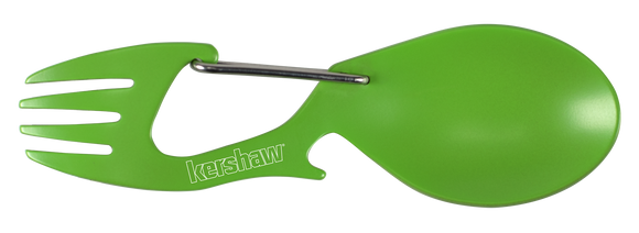 Kershaw Ration - Stainless Steel Spork Multi-Tool - Green - 1140GRN