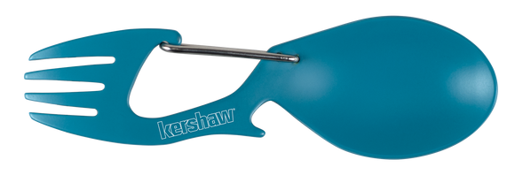 Kershaw Ration - Stainless Steel Spork Multi-Tool - Teal - 1140TEAL