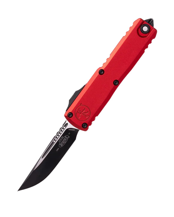 Microtech UTX-85 Gen IV S/E - Red Handle - Black M390MK - 12314-1RD - SNK/WTO - Home Office