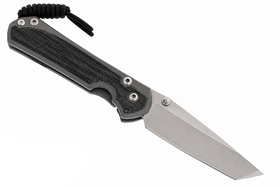 Chris Reeve Small Sebenza 31 - Left-Handed - Black Canvas Micarta - MagnaCut Tanto - S31-1233 - SNK/WTO - Home Office