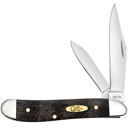 Case Peanut - Smooth Black Curly Oak Wood - 14005