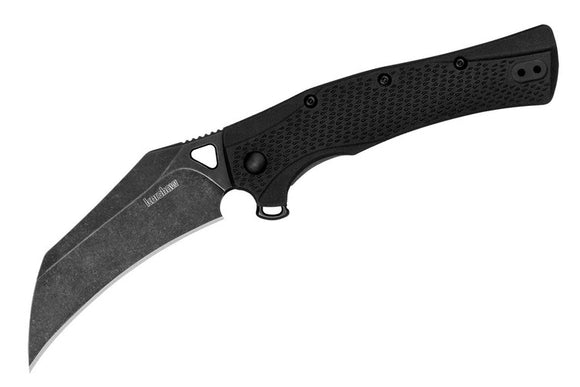 Kershaw Dawnstar - Black GFN Handle - Black HawkBill Blade - 1423