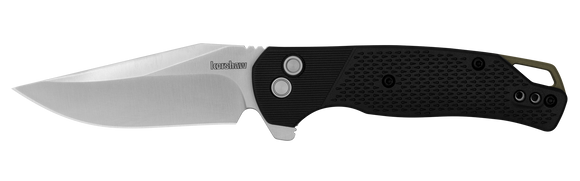 Kershaw Runoff - Button Lock - KVT Ball Bearings - 8Cr13MoV Steel - Black GFN Handle - 1429