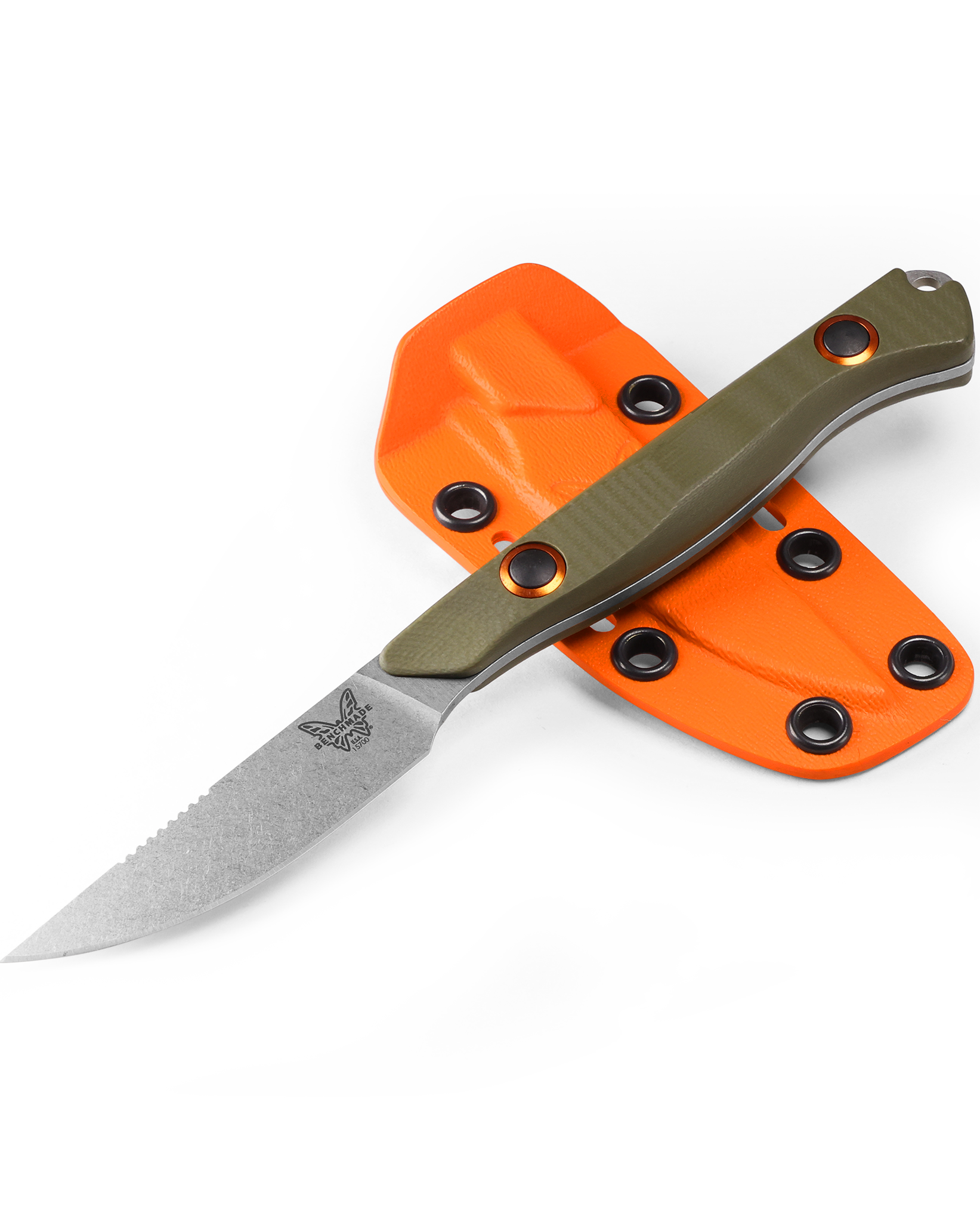 Benchmade Flyway - CPM-S90V - OD Green G10 Handle - Fixed Blade - 15700-01