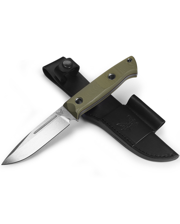 Benchmade Bushcrafter - CPM-S30V Blade - OD Green G10 Handle - 163-1