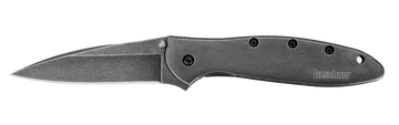 Kershaw Leek - Assisted Opening - Stainless Handle - Blackwash Finish - 1660BLKW