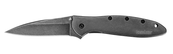 Kershaw Leek - Assisted Opening - Stainless Handle - Blackwash Finish - 1660BLKW