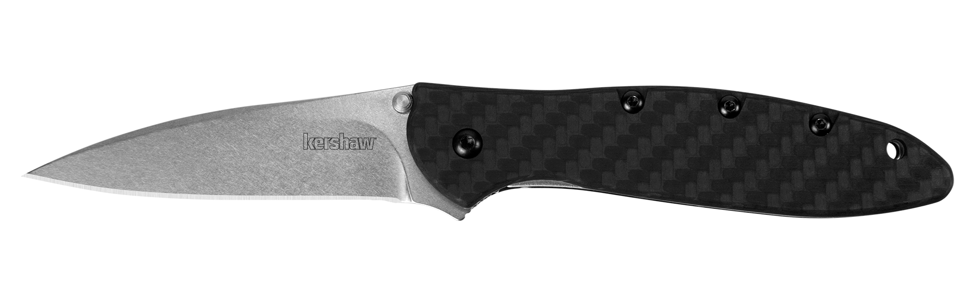 Kershaw Leek - Assisted Opening - Carbon Fiber - 1660CF