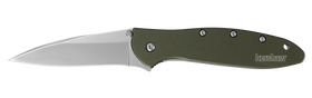Kershaw Leek - Assisted Opening - Aluminum Handle - OD Green - 1660OL