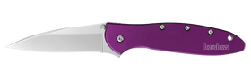 Kershaw Leek - Assisted Opening - Aluminum Handle - Purple - 1660PUR